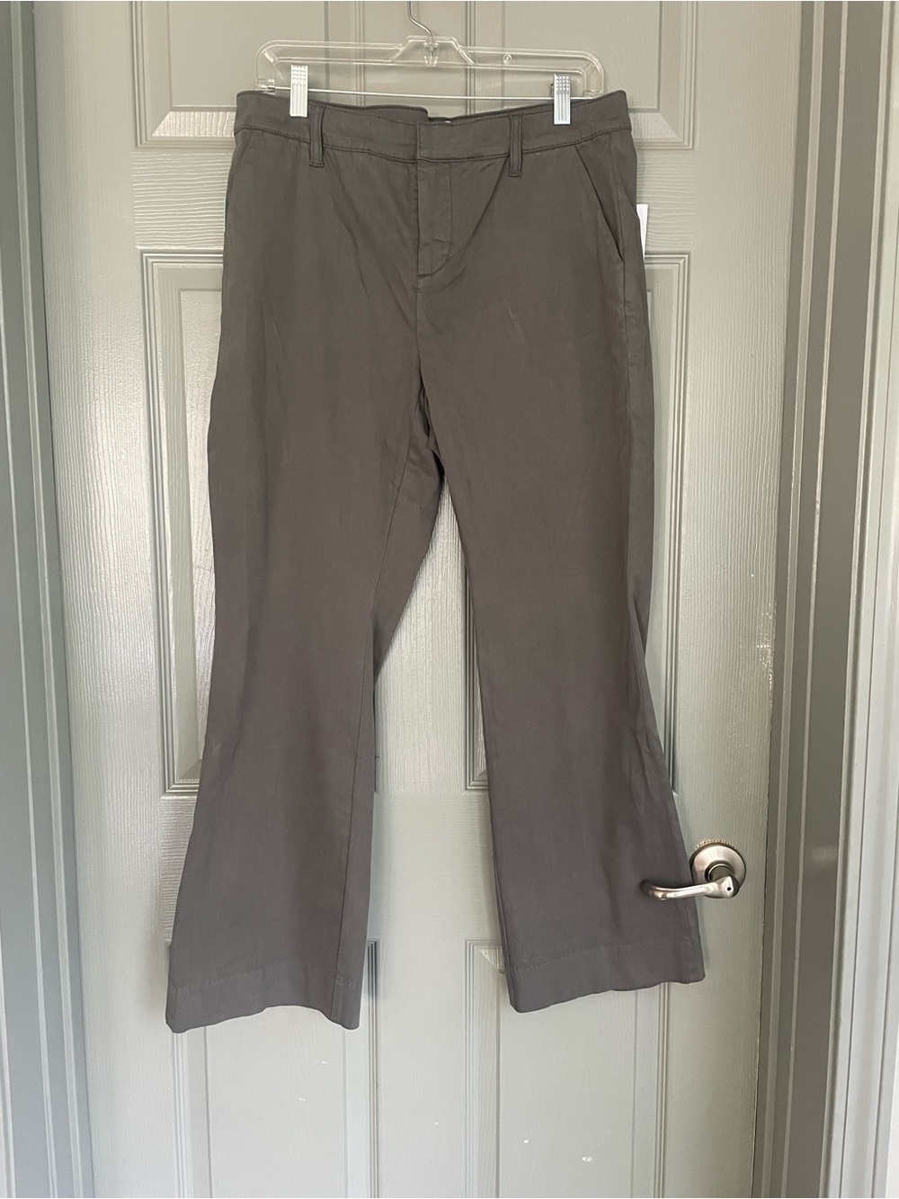 NWT LILA RYAN Women’s Petite Bootcut Trouser Slacks Pants in Gray Olive Sz14P